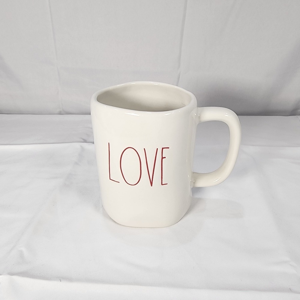 Rae Dunn Love Mug Red Letter Artisan Collection By Magenta